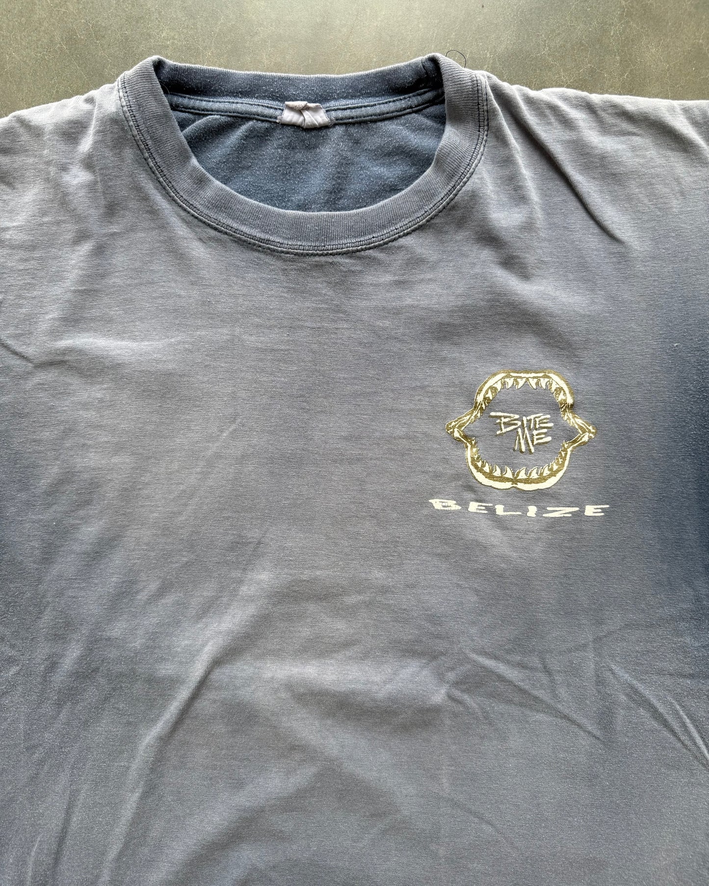 Vintage "Bite Me" Faded Tee - L