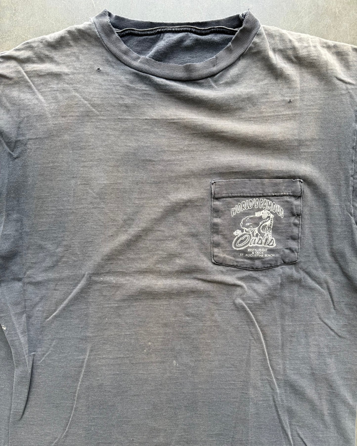 Vintage Bike Week Faded & Distressed Tee - L