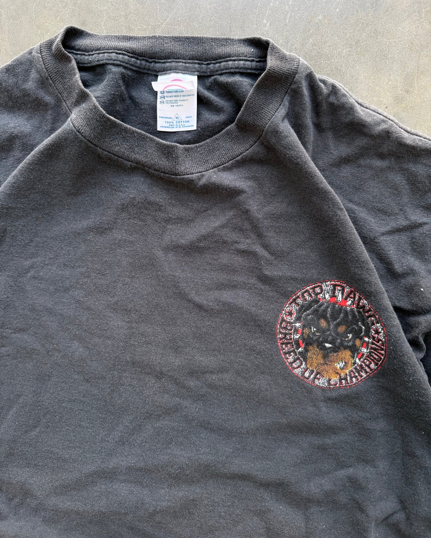 Vintage Top Rott Ruff Wear Tee - XL