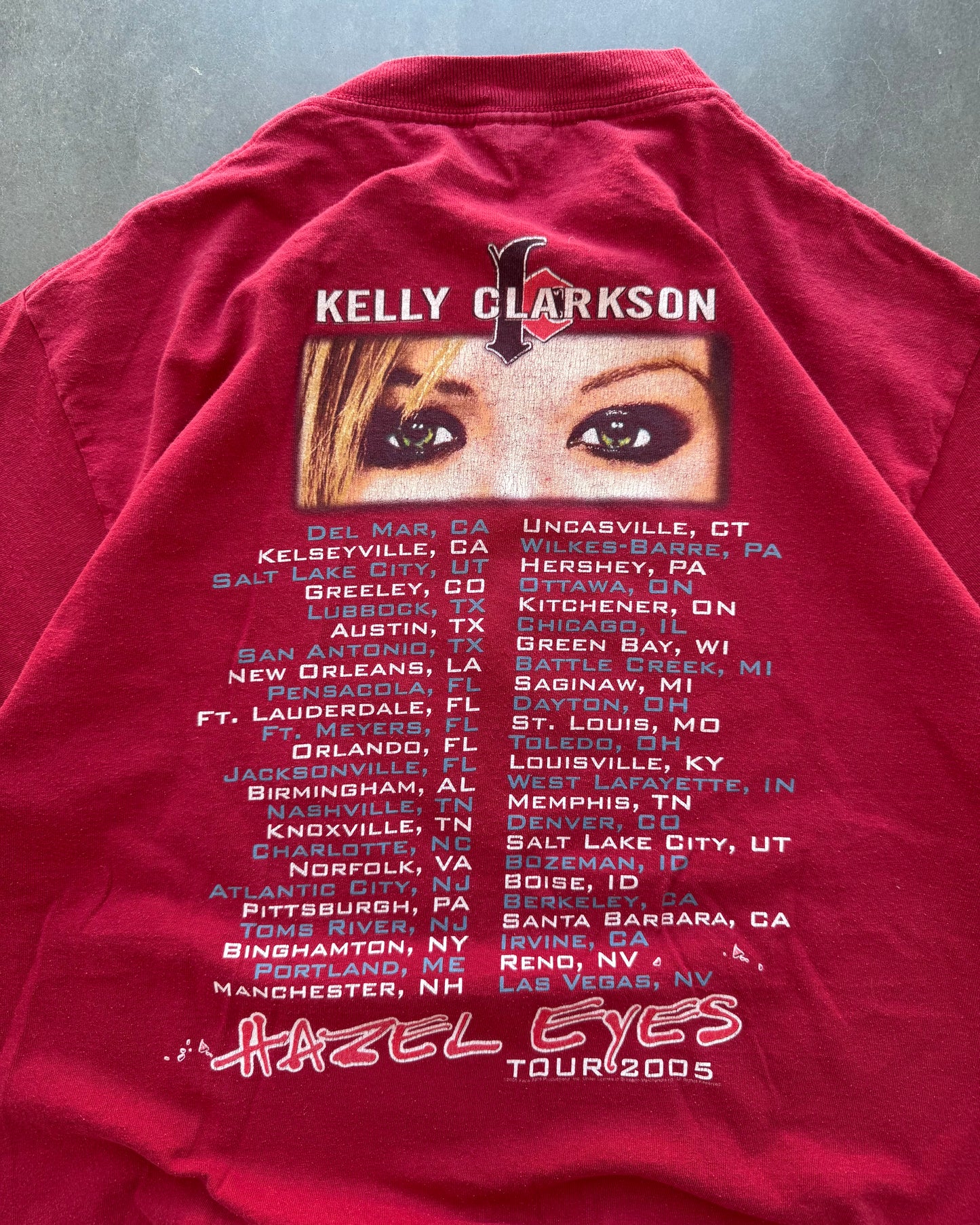 Vintage Kelly Clarkson Tour Tee - M