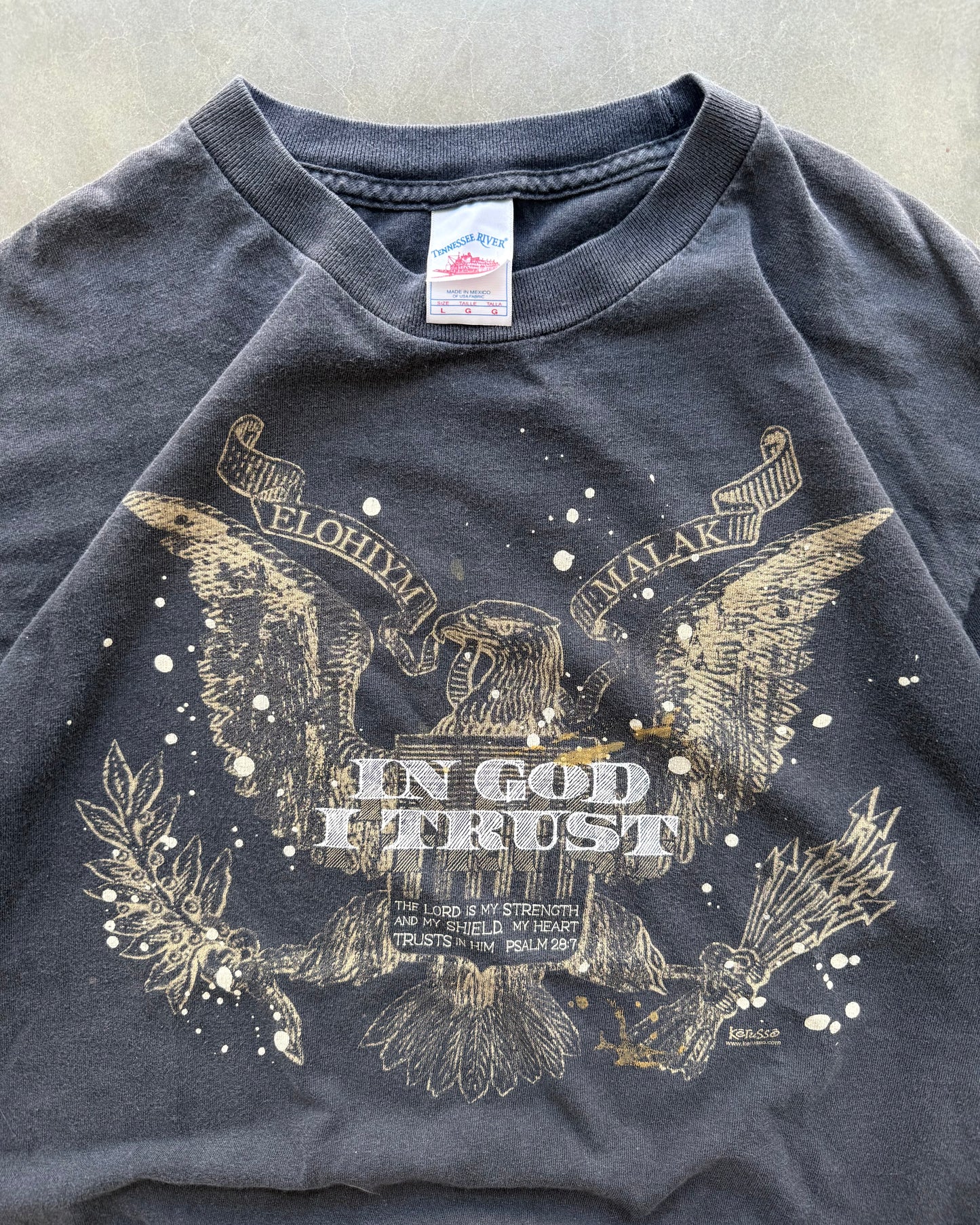 Vintage In God I Trust Tee - L