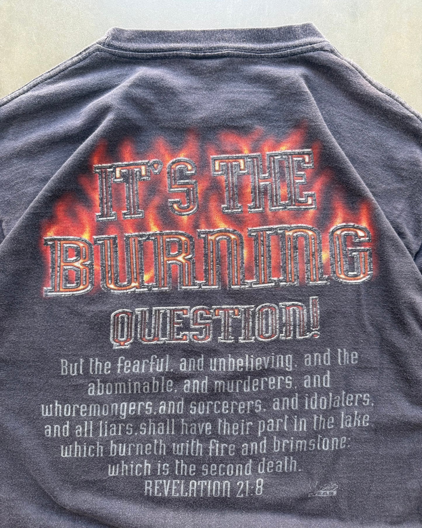 Vintage The Burning Question Jesus Tee - XL