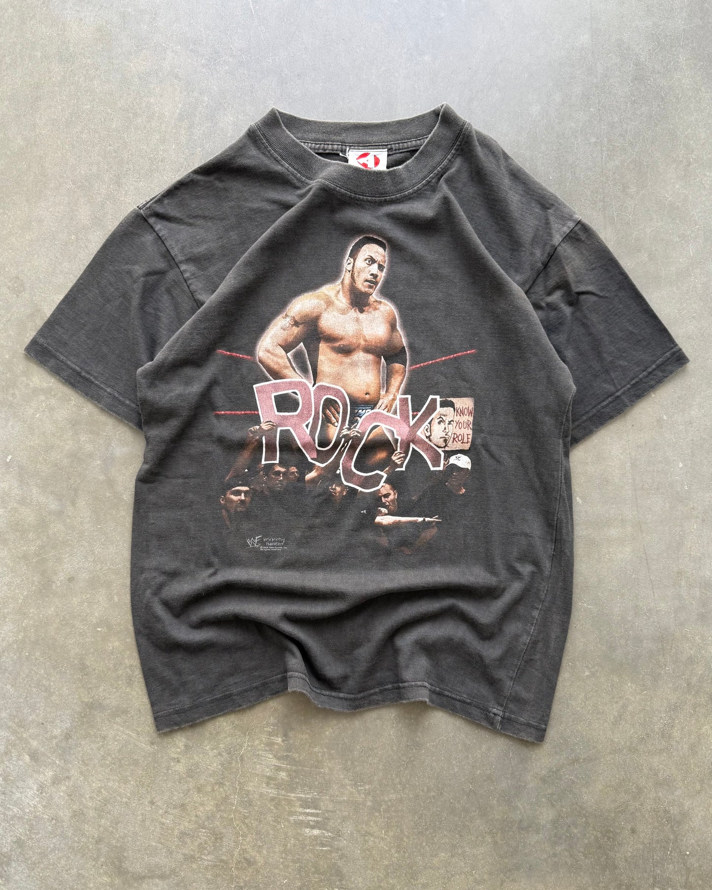 Vintage The Rock WWF Tee - M