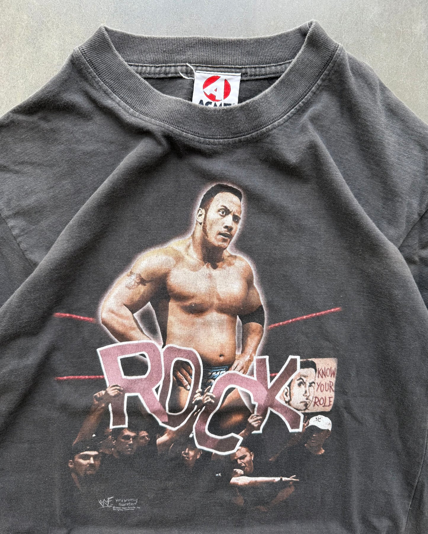 Vintage The Rock WWF Tee - M