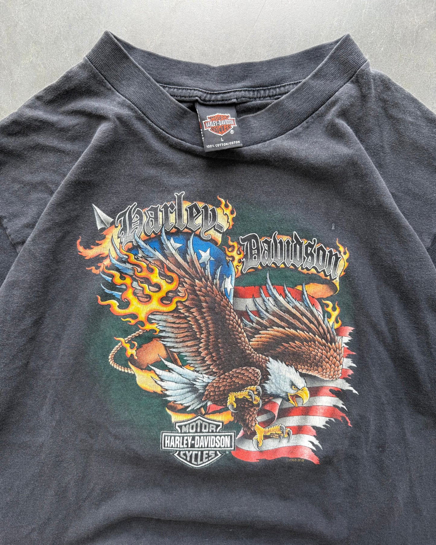 Vintage Harley Davidson Tee - L