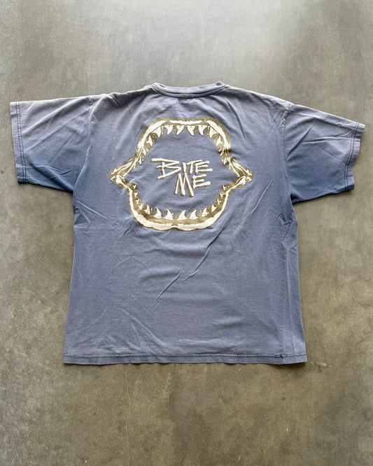 Vintage "Bite Me" Faded Tee - L