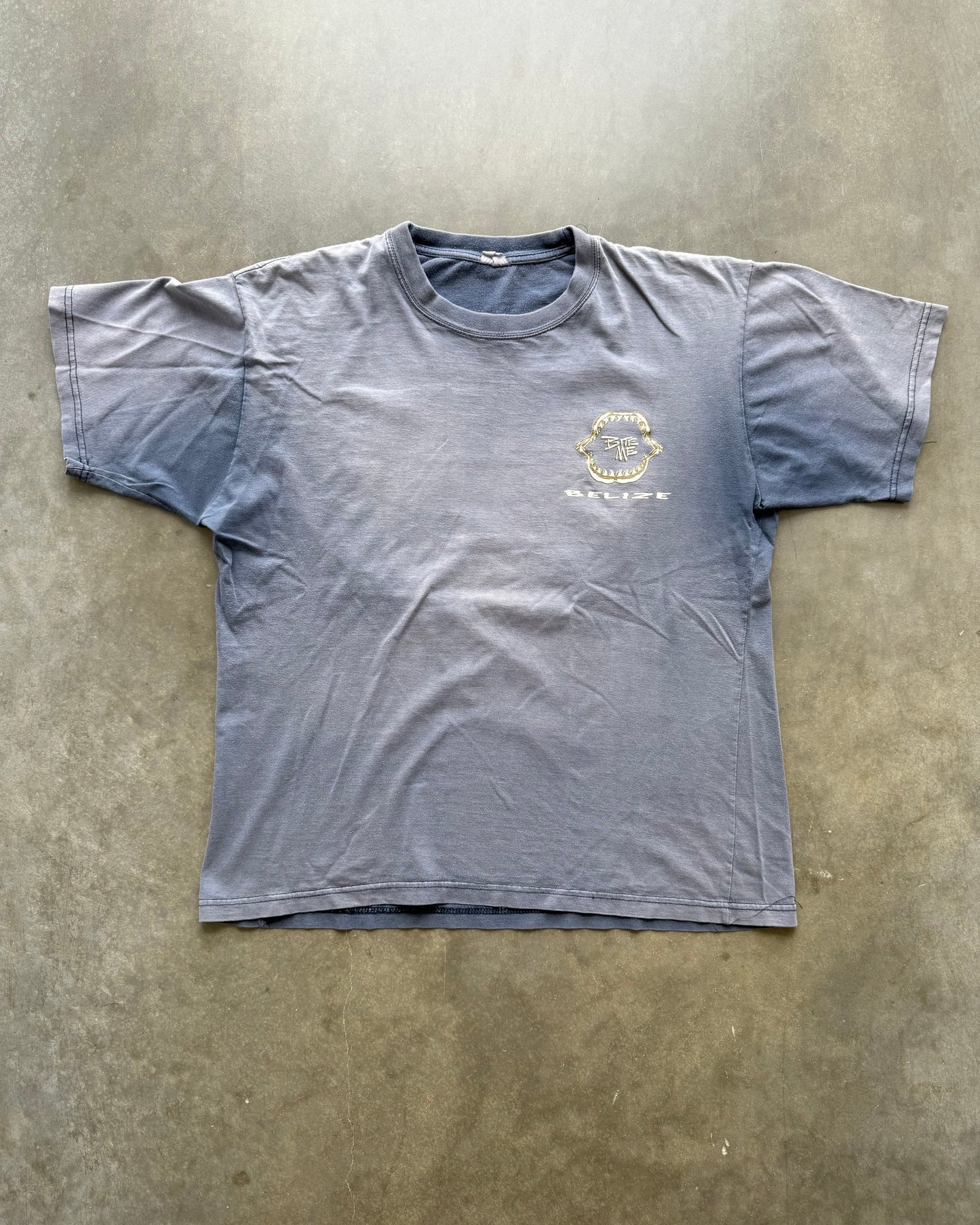 Vintage "Bite Me" Faded Tee - L