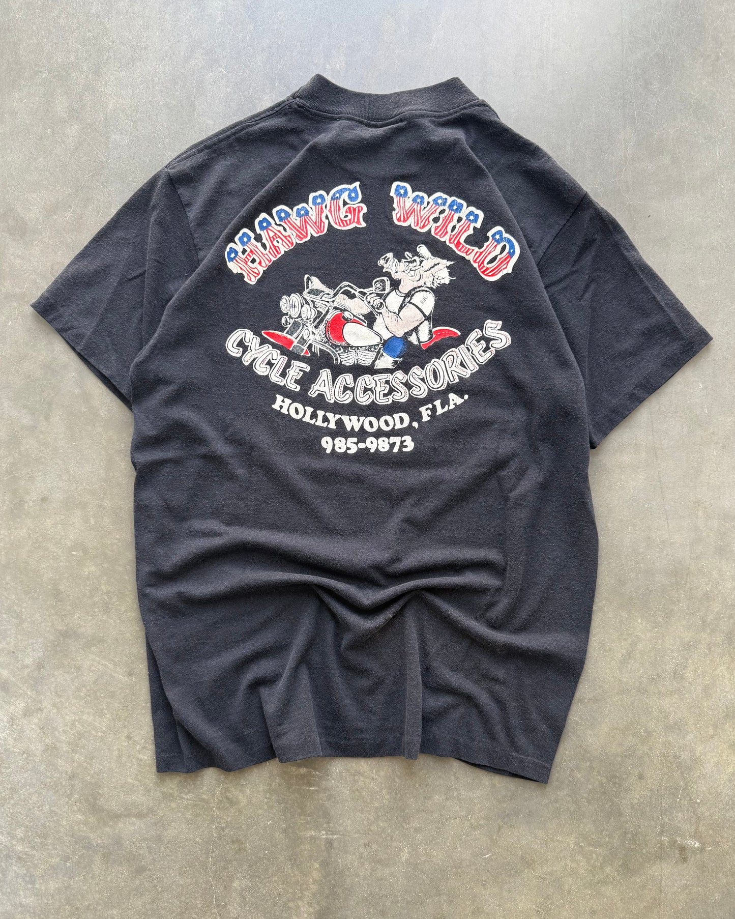 Vintage 3D Emblem Harley Davidson Tee - L