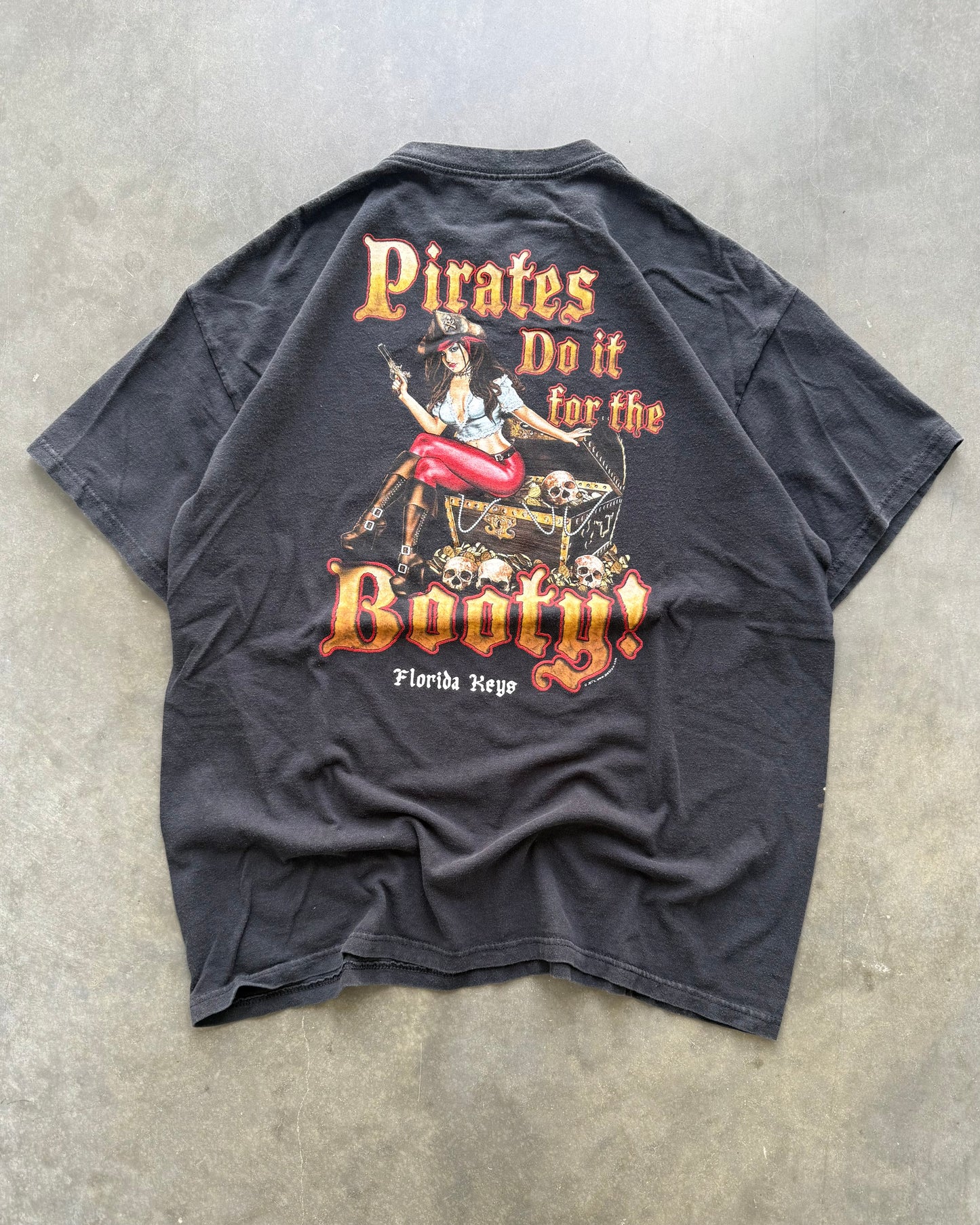 Vintage Pirate Booty Tee - L