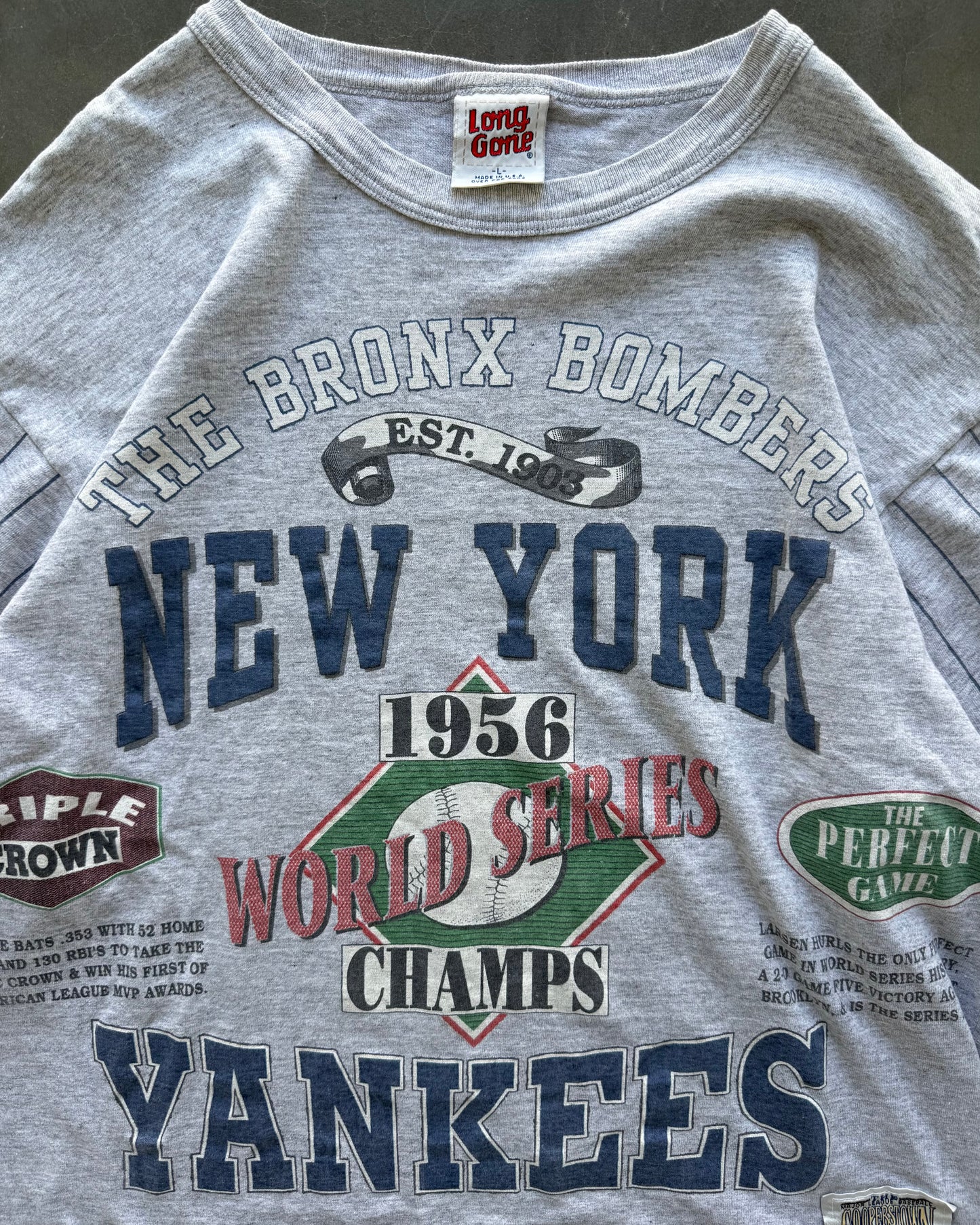 Vintage New York Yankees AOP Longsleeve - L
