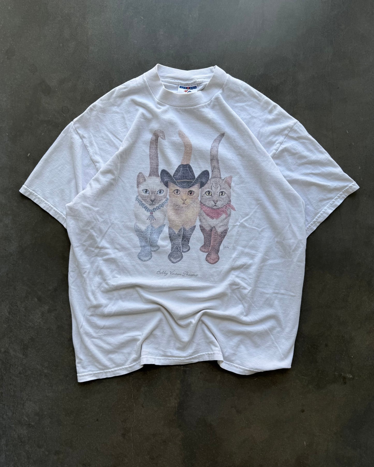 Vintage Cat Tee - M