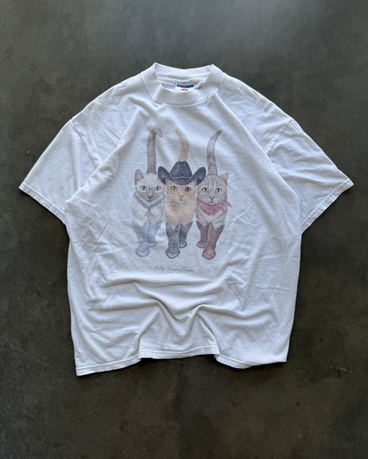 Vintage Cat Tee - M