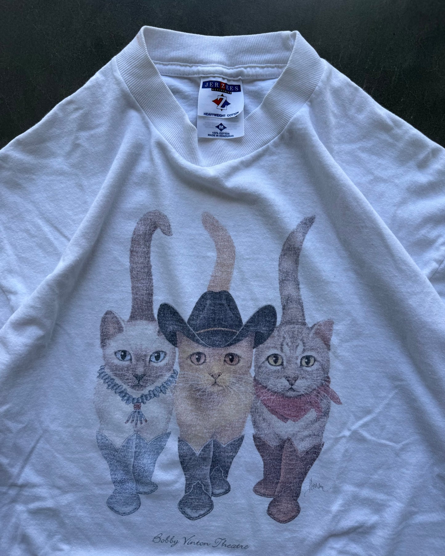 Vintage Cat Tee - M