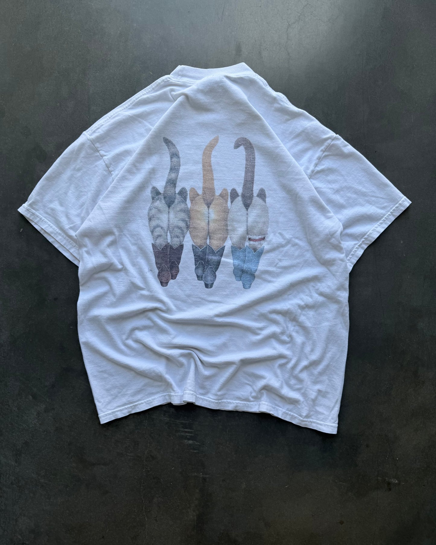 Vintage Cat Tee - M