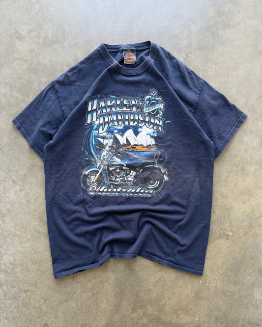 Vintage Harley Davidson Australia Tee - L