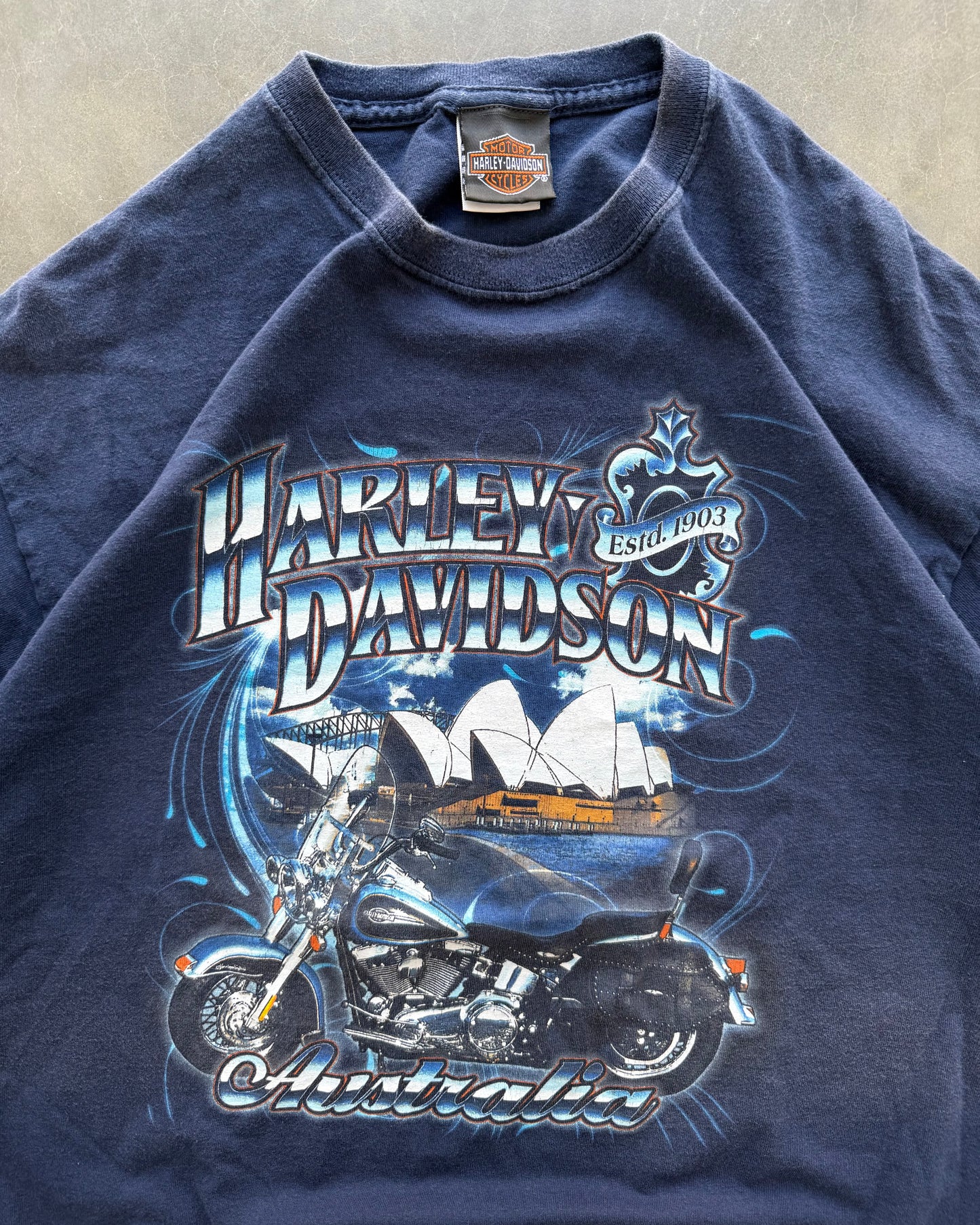 Vintage Harley Davidson Australia Tee - L