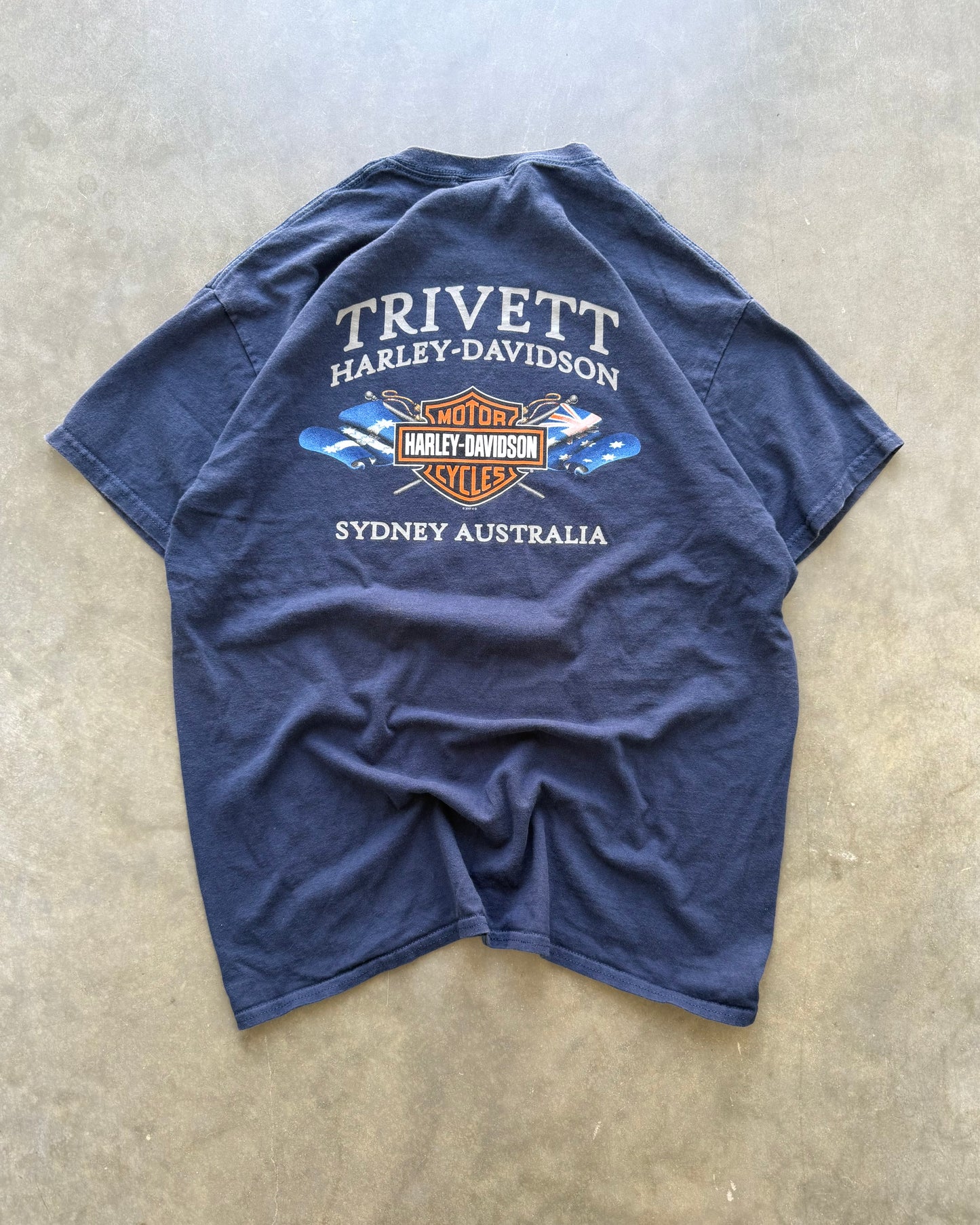 Vintage Harley Davidson Australia Tee - L