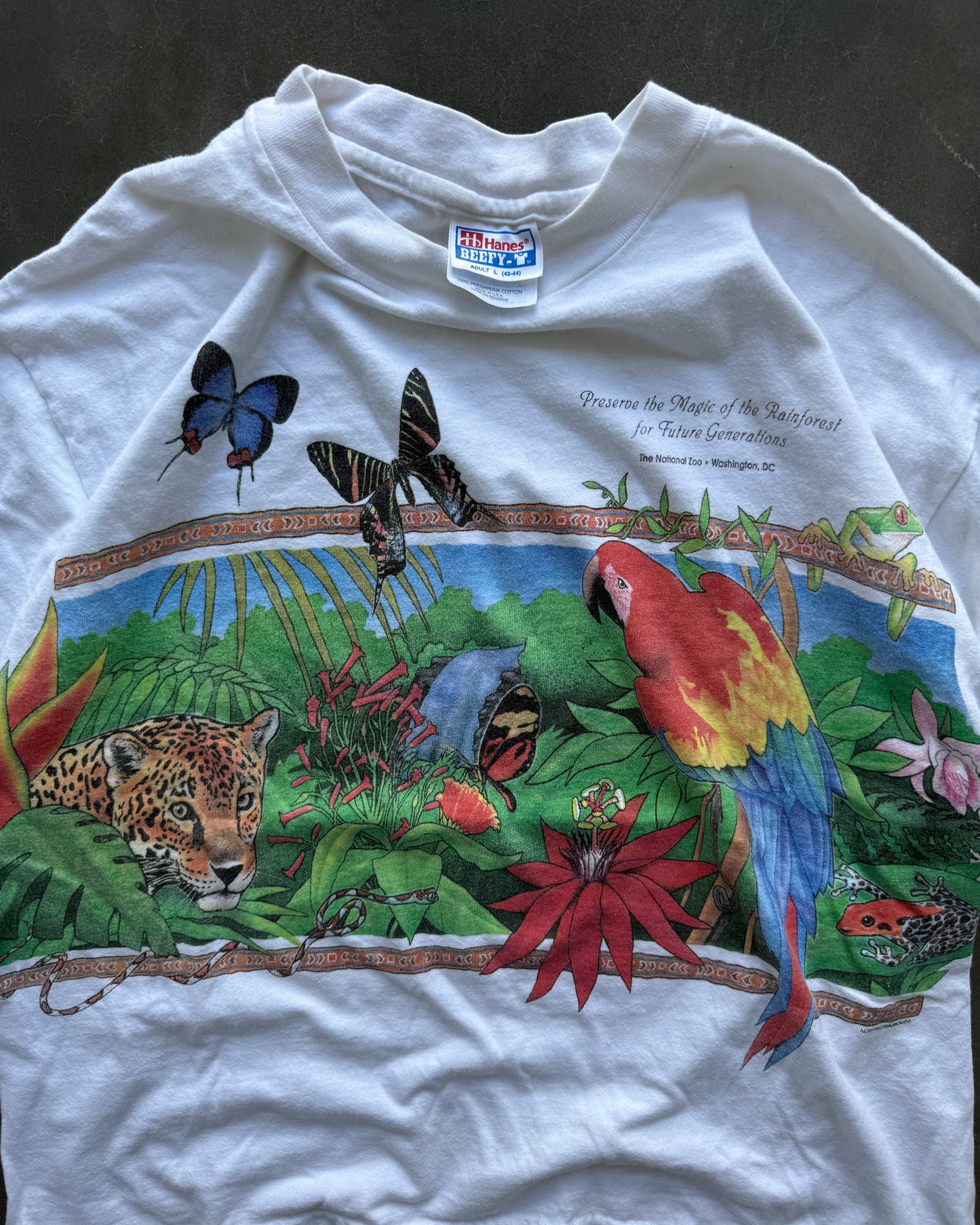 Vintage Rainforest Nature Tee - L