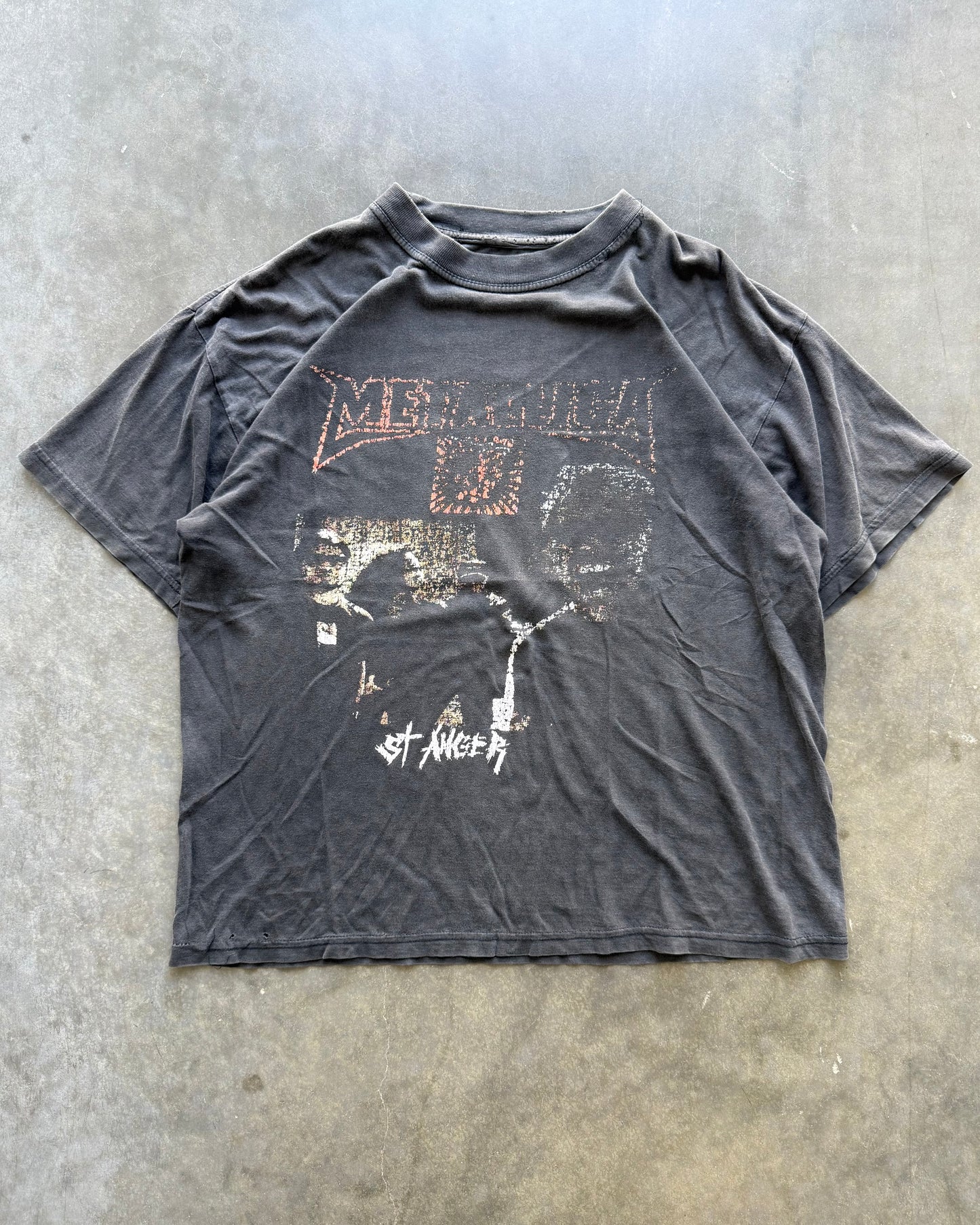 Vintage Metallica Euro Faded Tee - M