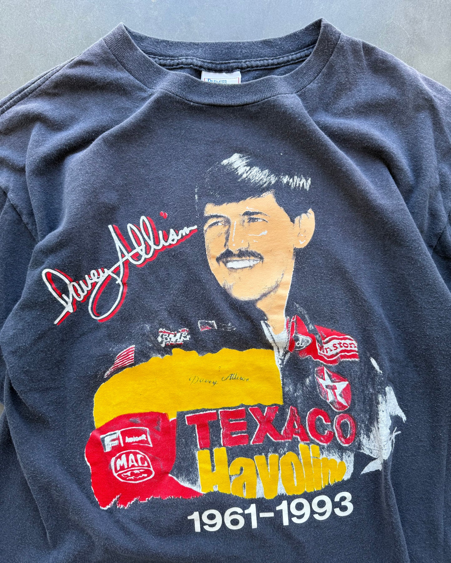 Vintage Davey Allison Racing Tee - L