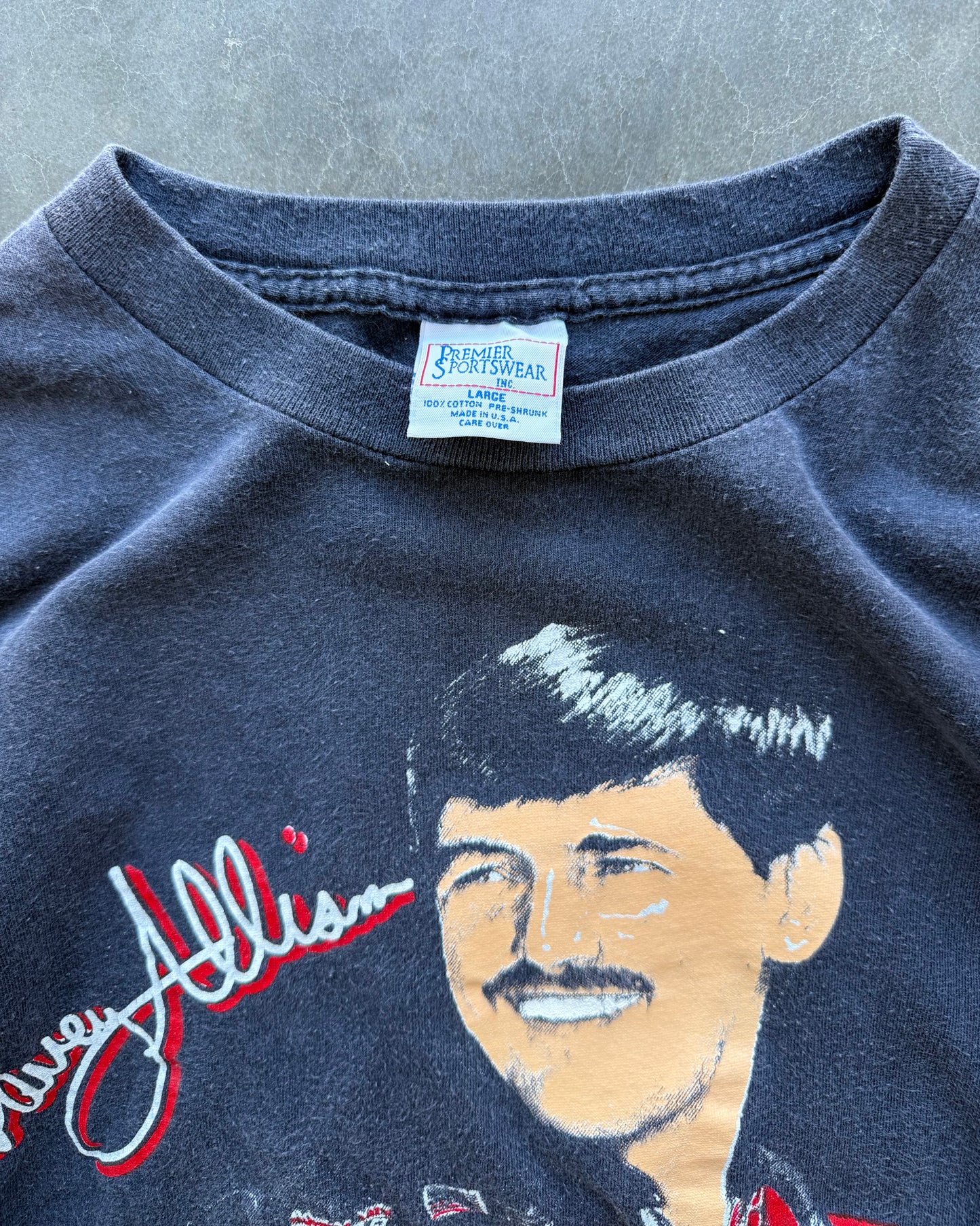 Vintage Davey Allison Racing Tee - L