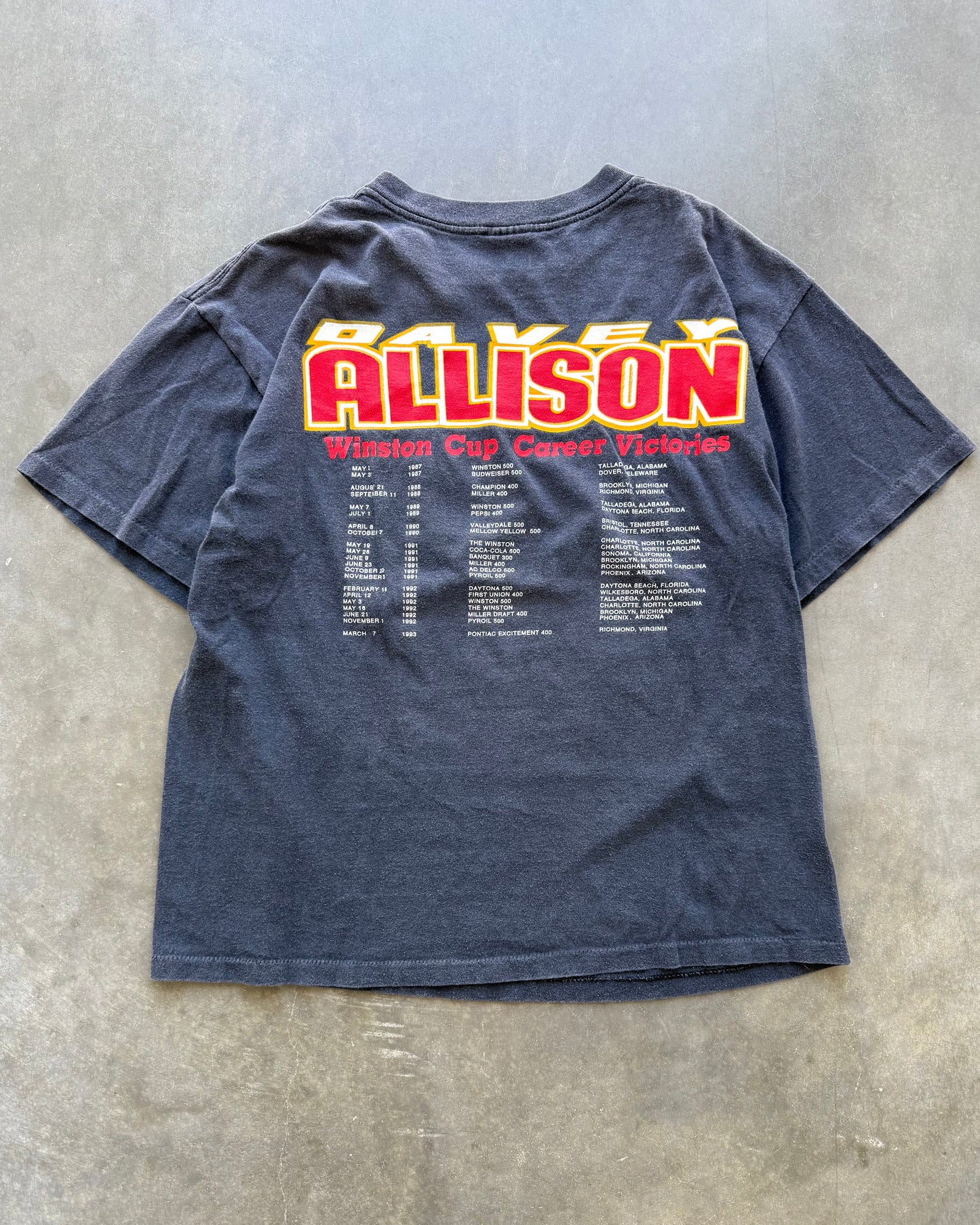 Vintage Davey Allison Racing Tee - L