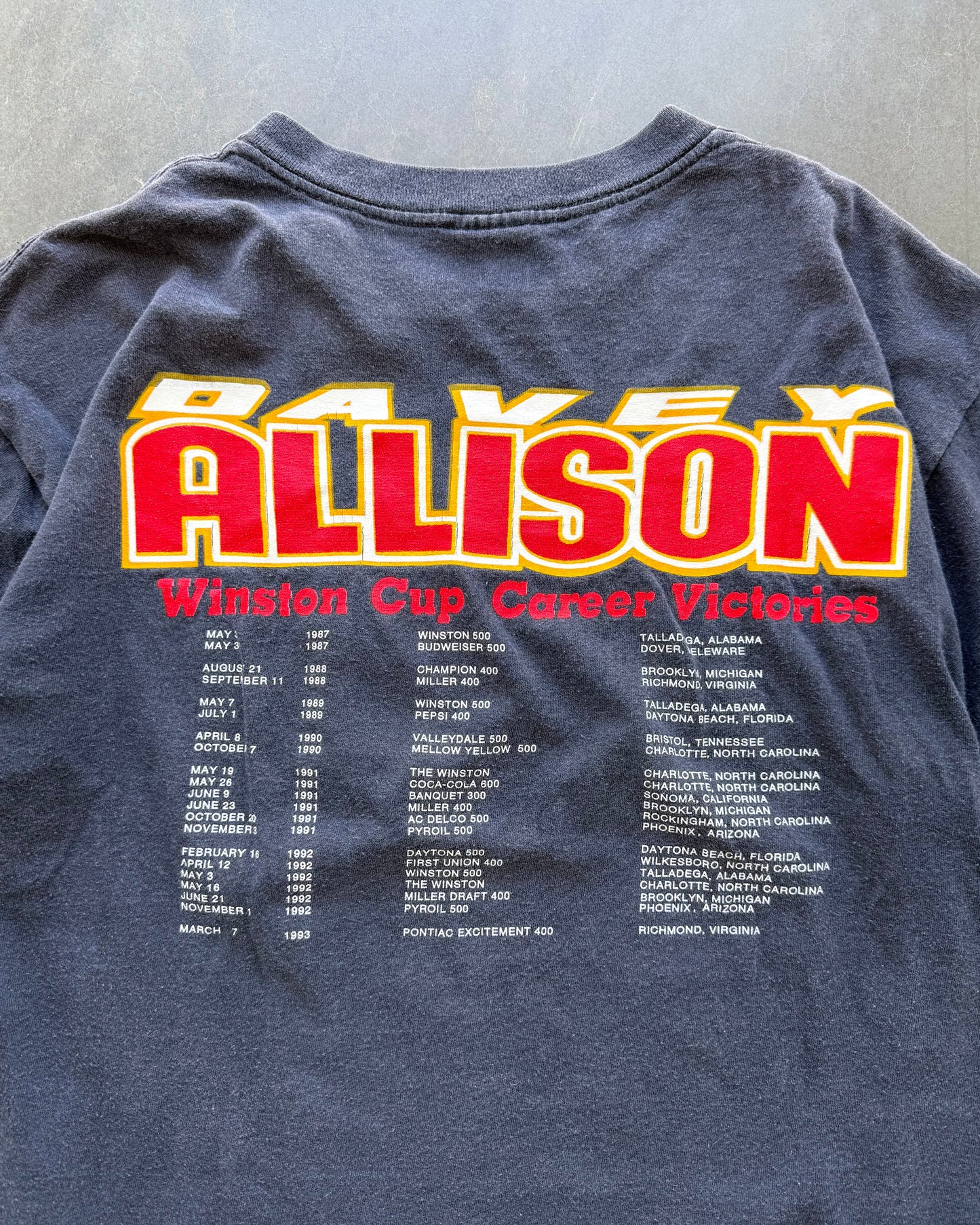 Vintage Davey Allison Racing Tee - L