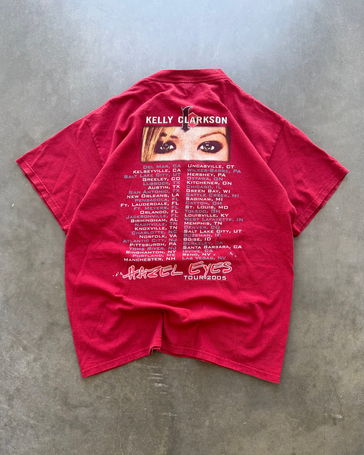 Vintage Kelly Clarkson Tour Tee - M