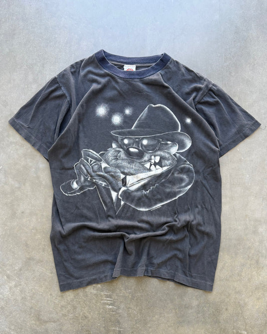 Vintage Looney Tunes Taz Faded Tee - L