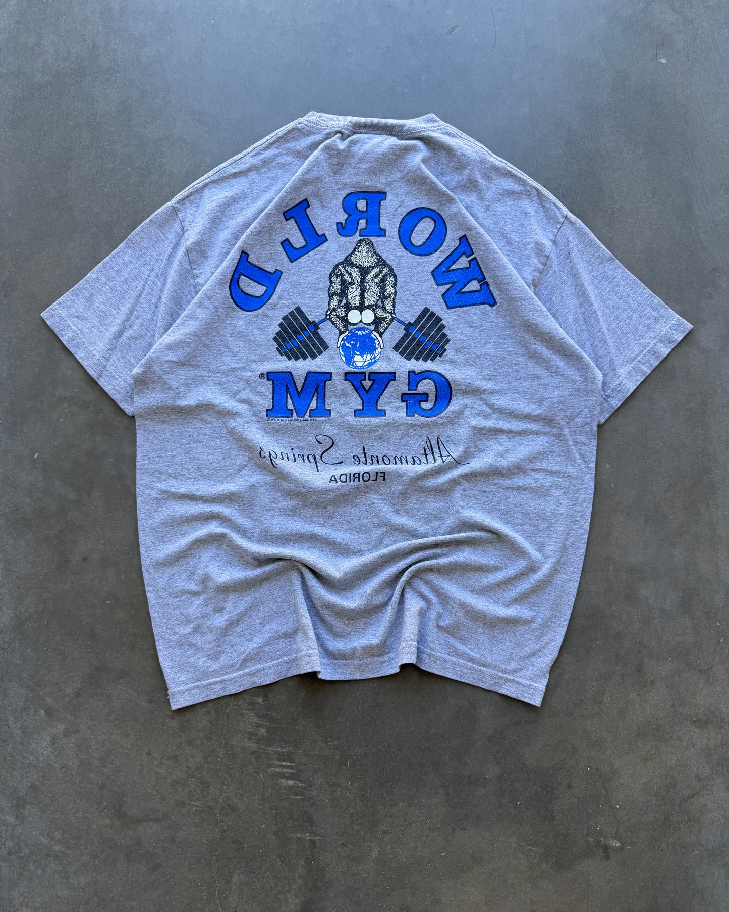 Vintage World Gym Tee - XL
