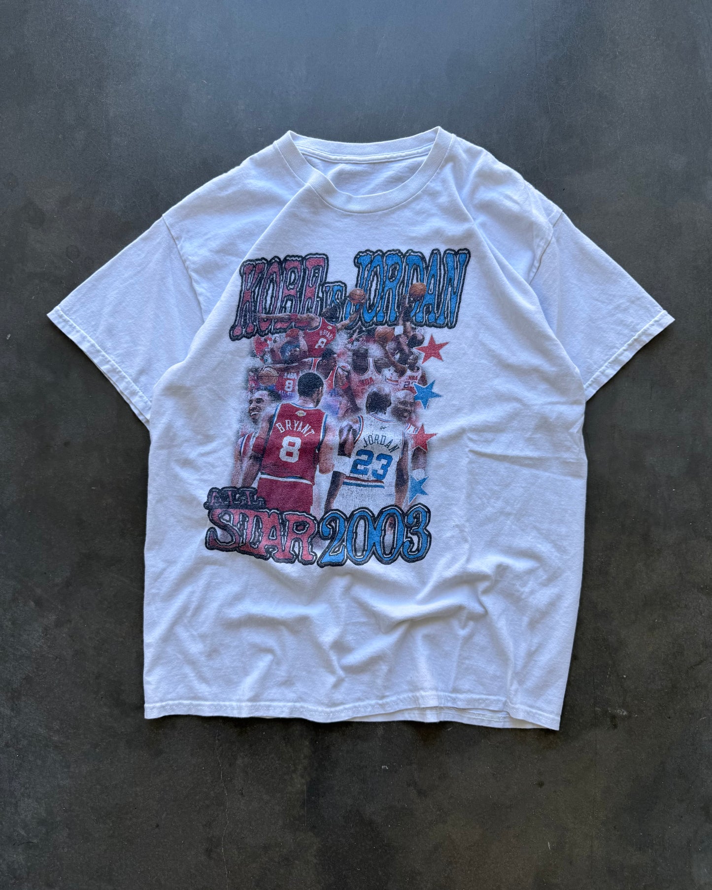 Vintage Kobe vs Jordan NBA Tee - M