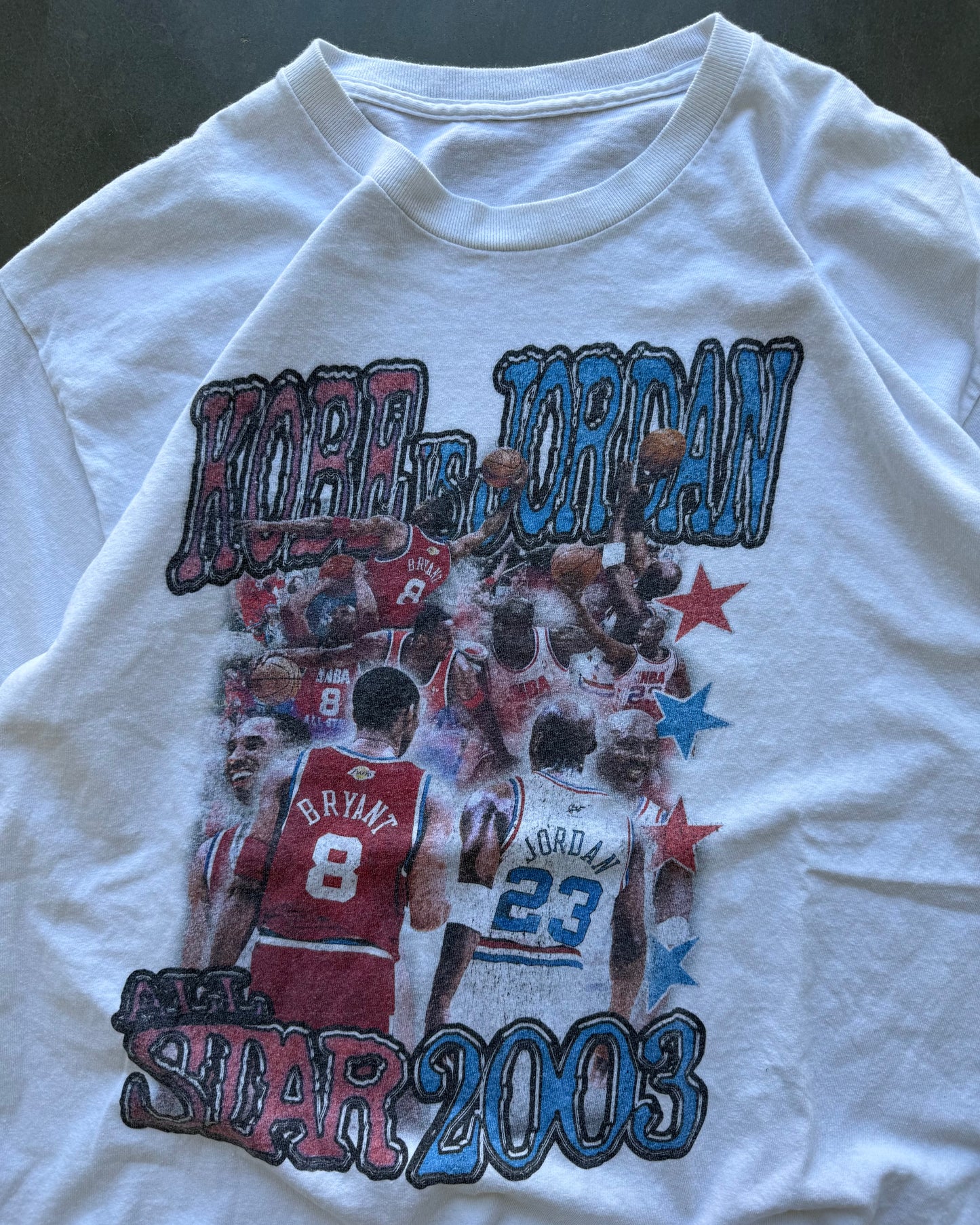 Vintage Kobe vs Jordan NBA Tee - M
