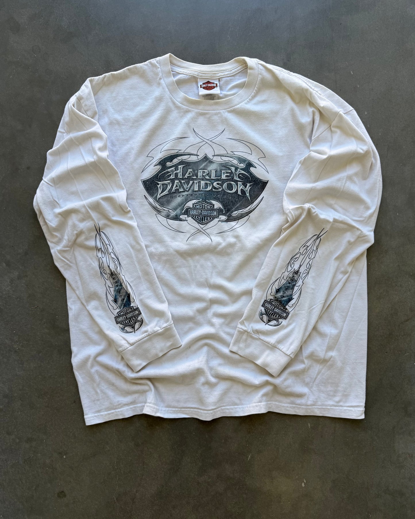 Harley Davidson White Longsleeve - L