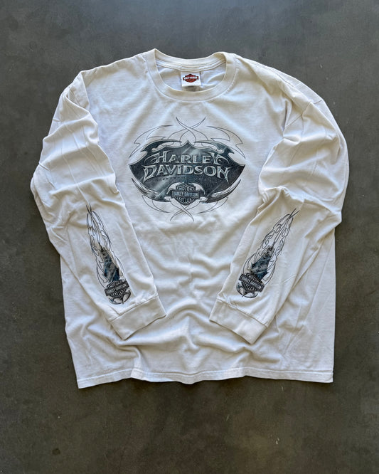 Harley Davidson White Longsleeve - L