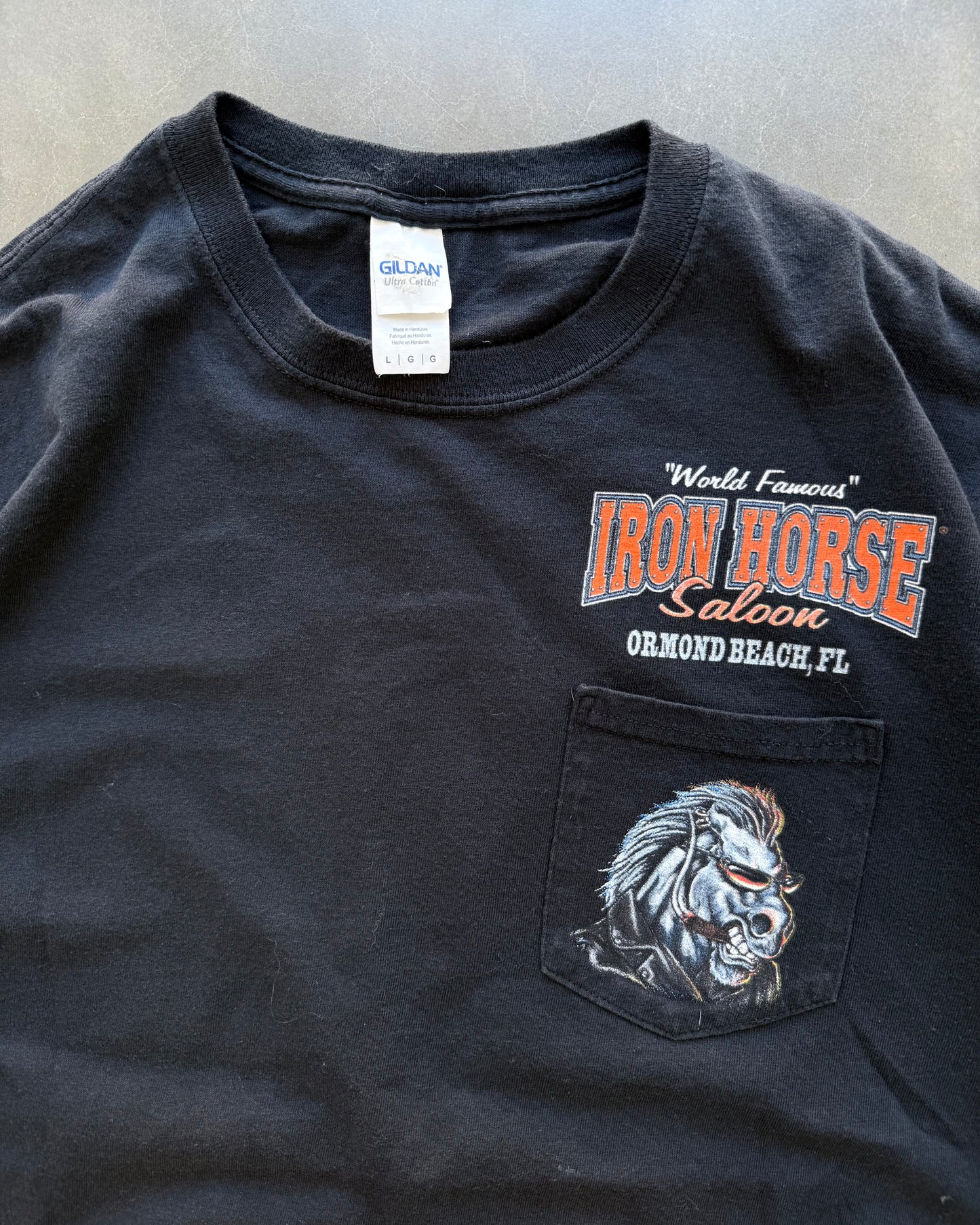 Iron Horse Saloon Beer Tee - L