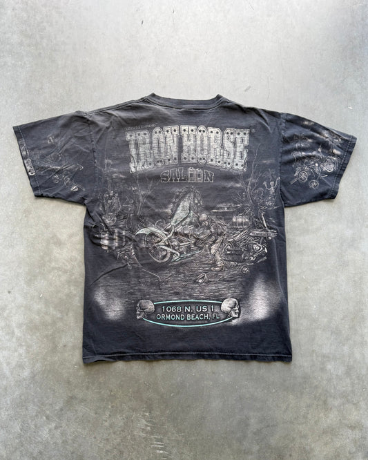 Vintage Iron Horse Saloon Faded Tee - L