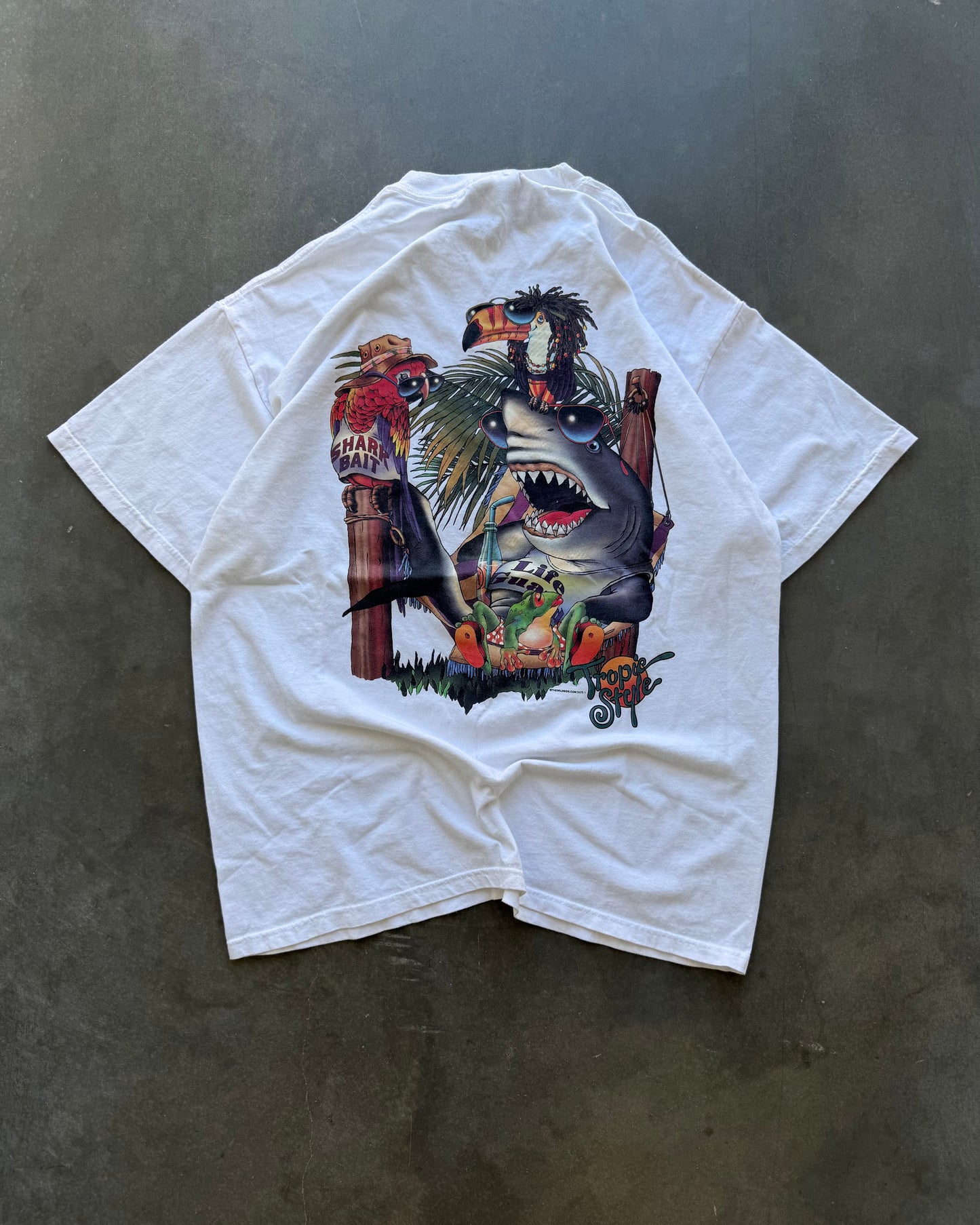 Vintage Shark Bait Tee - L