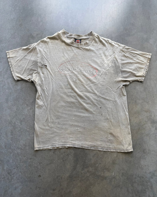 Vintage Harley Davidson Faded & Distressed Tee - XXL