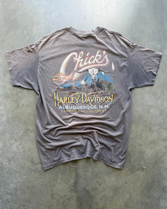 Vintage Harley Davidson Faded Tee - L