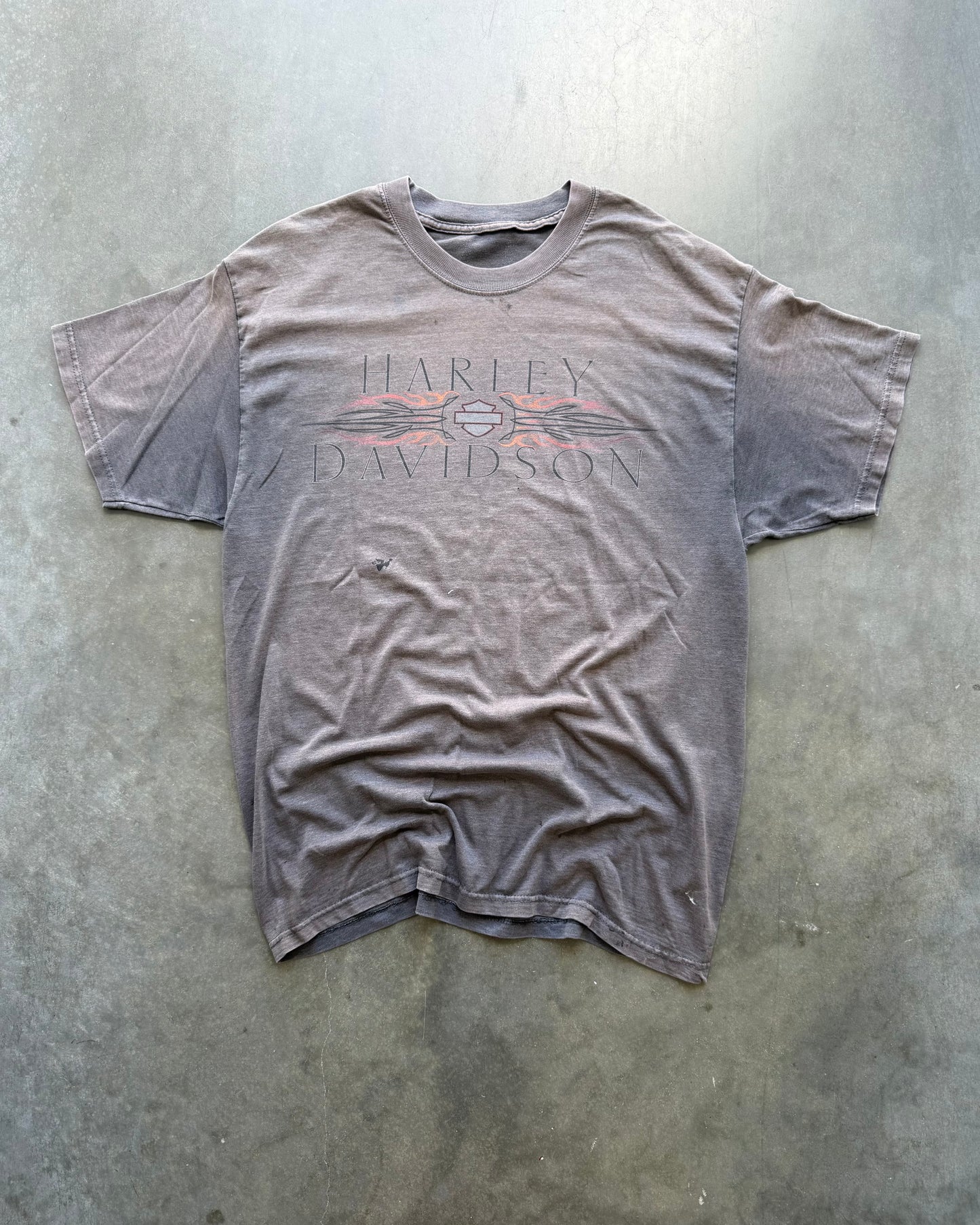 Vintage Harley Davidson Faded Tee - L