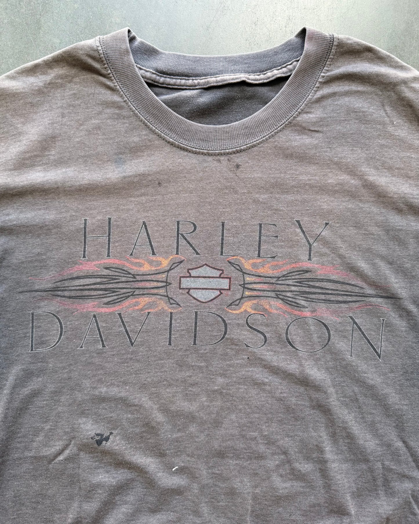 Vintage Harley Davidson Faded Tee - L