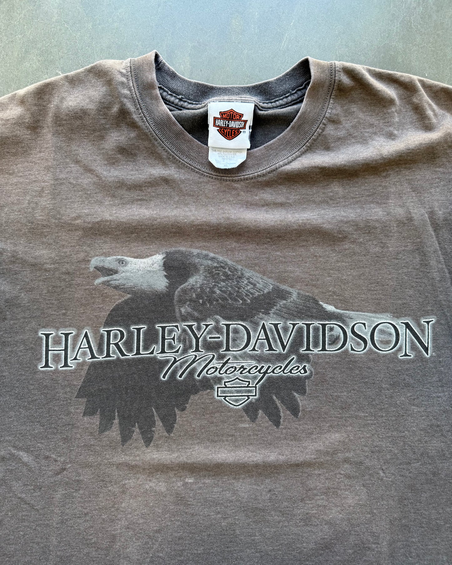 Vintage Harley Davidson Faded Tee - XL