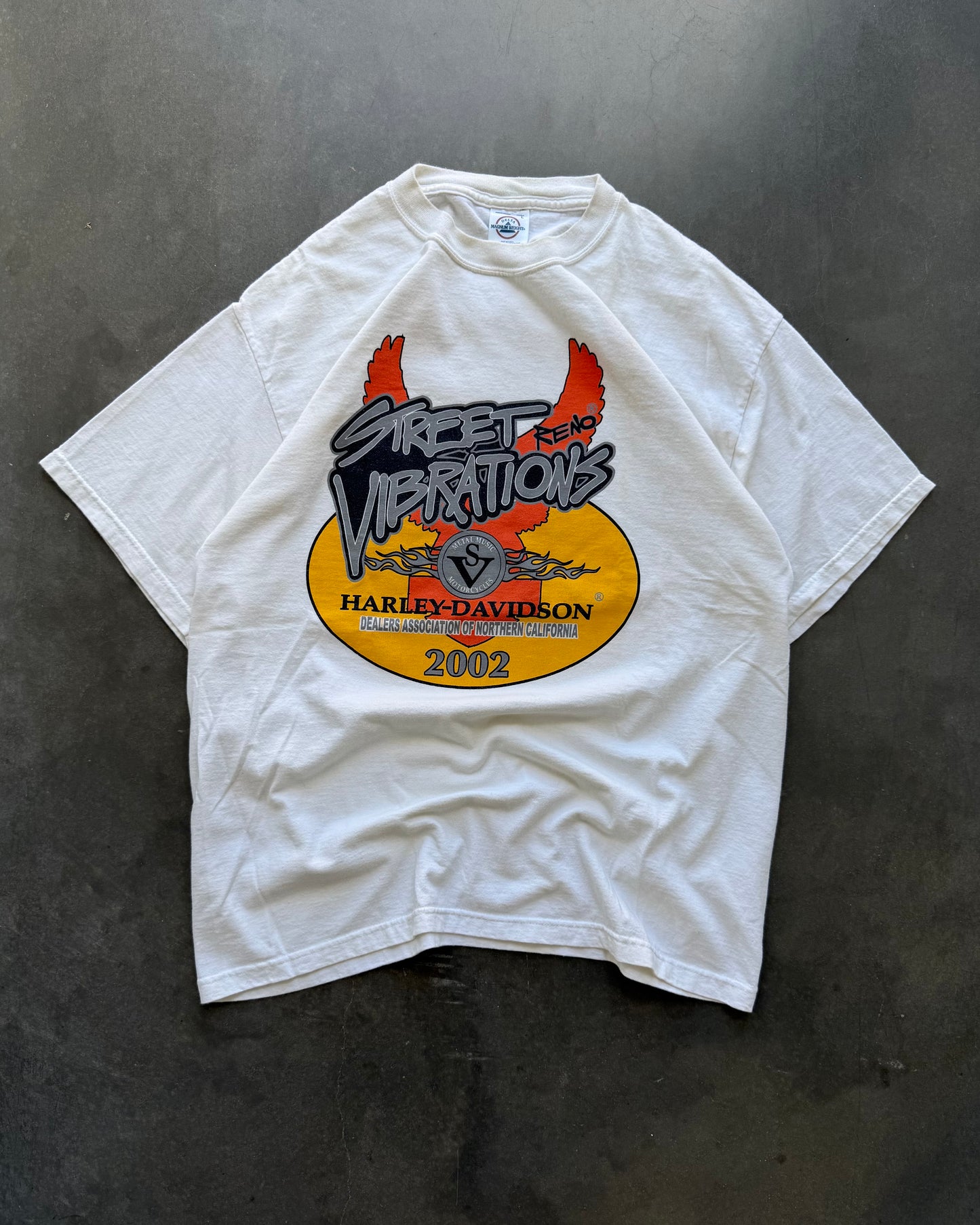 Vintage Harley Davidson Street Vibrations Tee - L