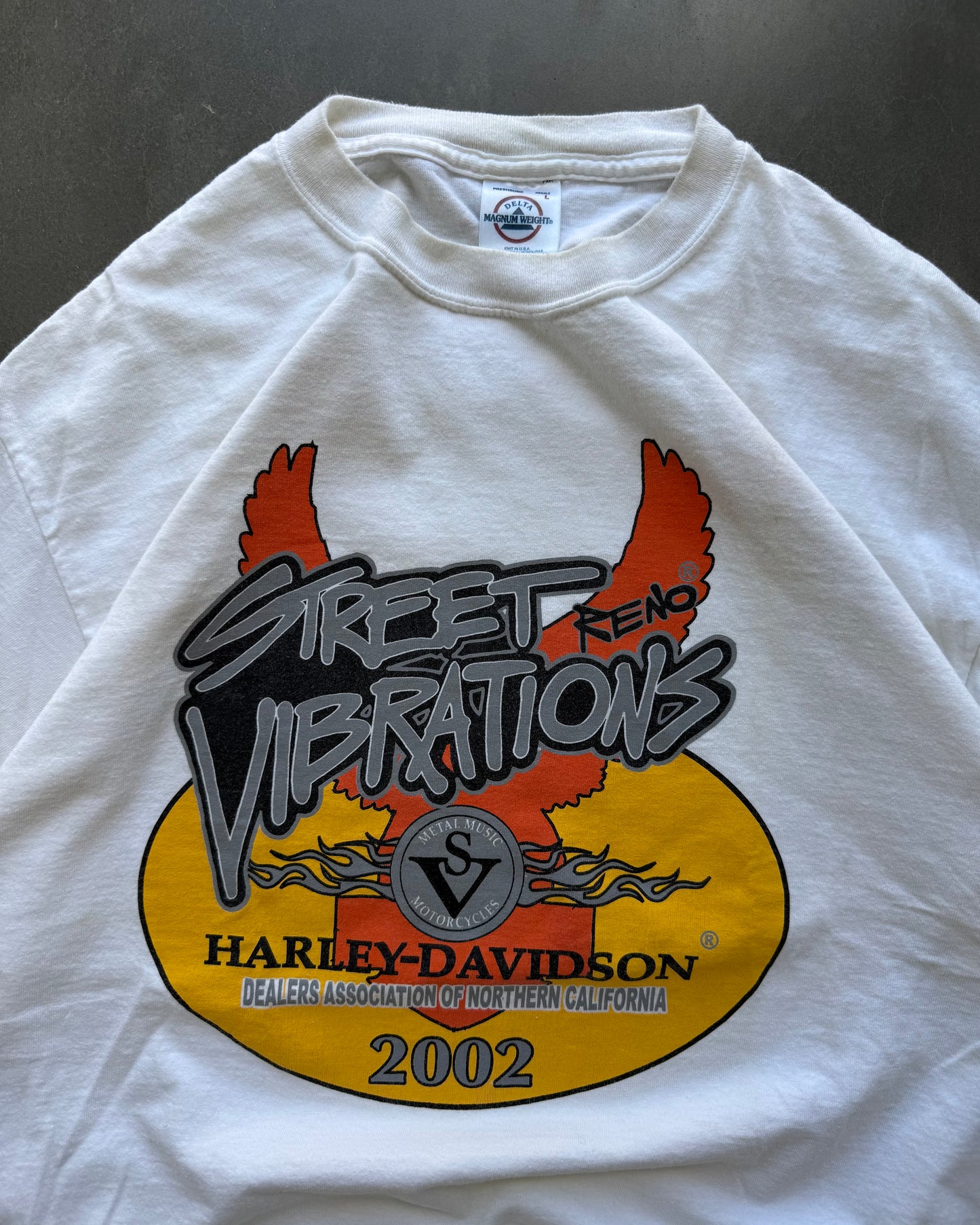 Vintage Harley Davidson Street Vibrations Tee - L