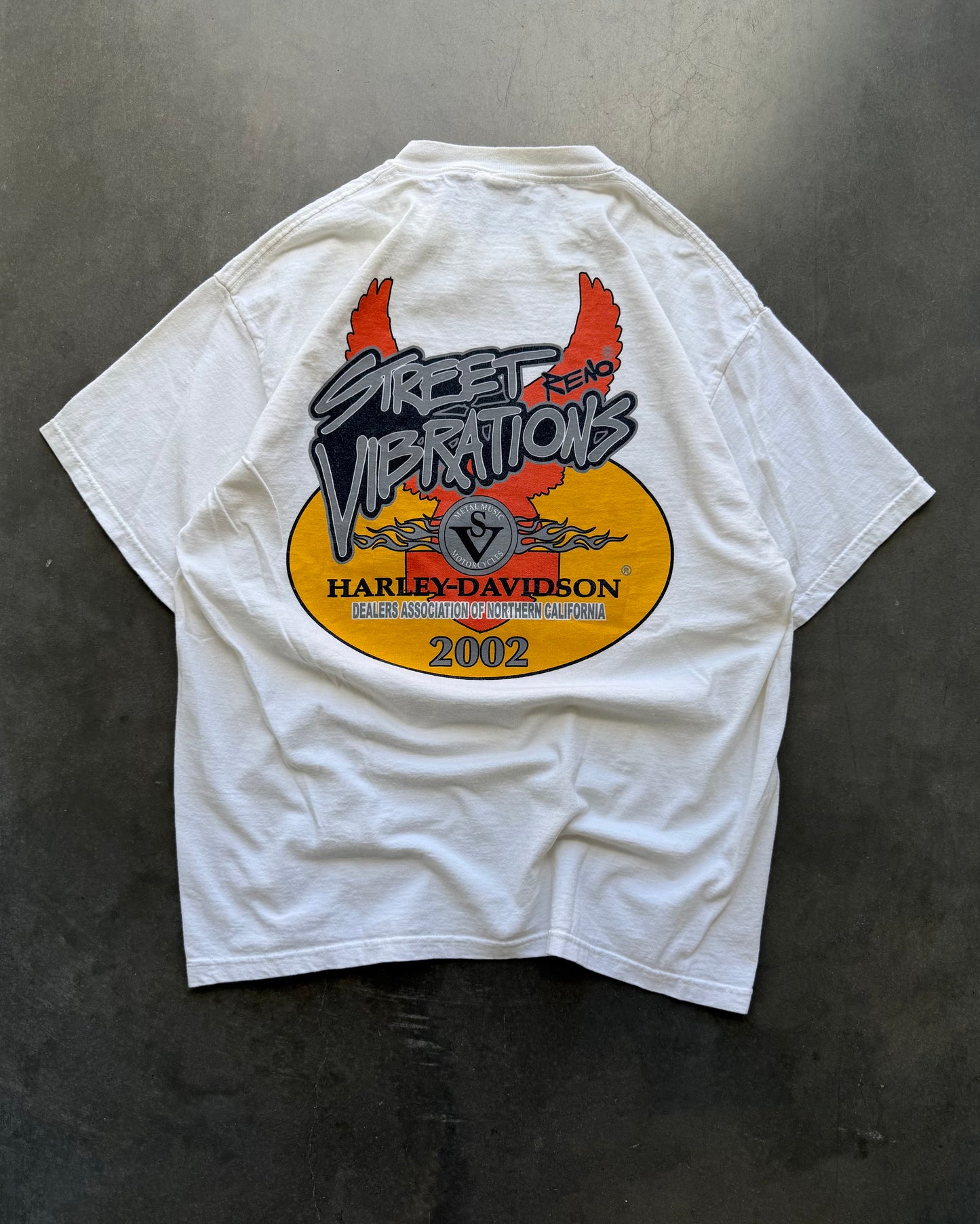 Vintage Harley Davidson Street Vibrations Tee - L