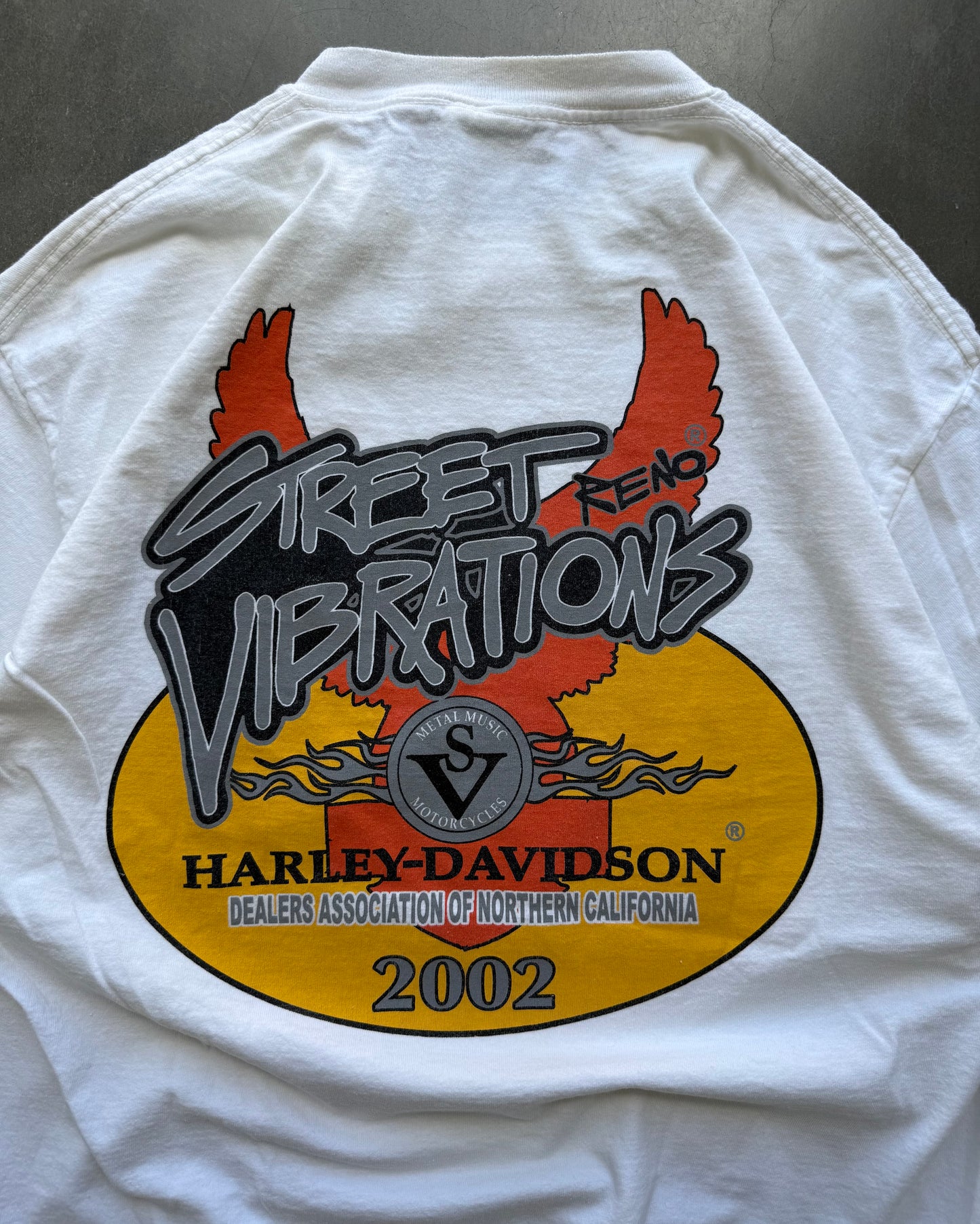 Vintage Harley Davidson Street Vibrations Tee - L