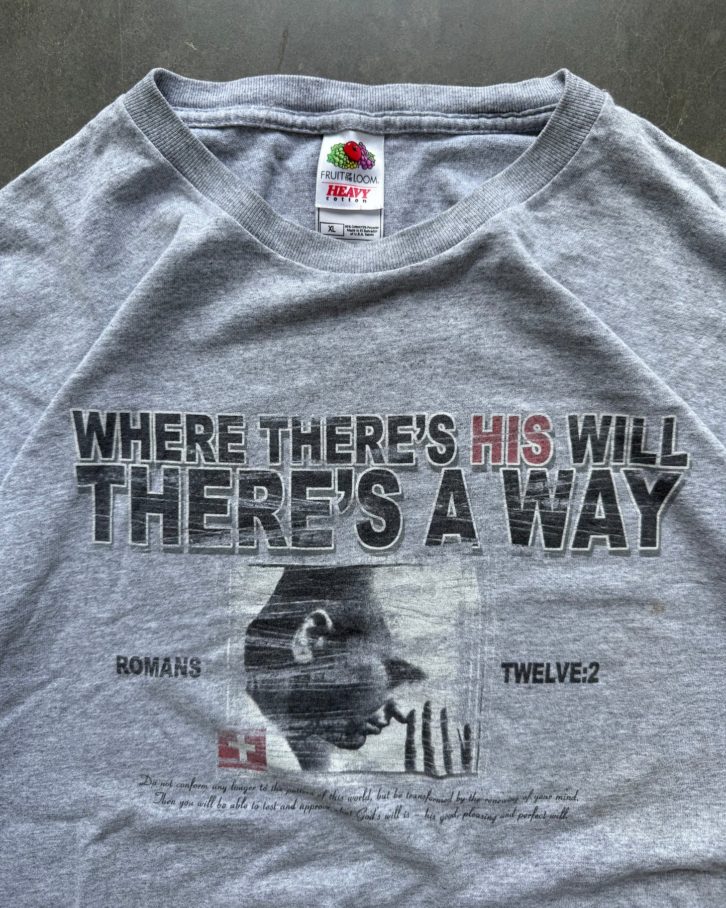 Vintage There's a Way Jesus Tee - XL