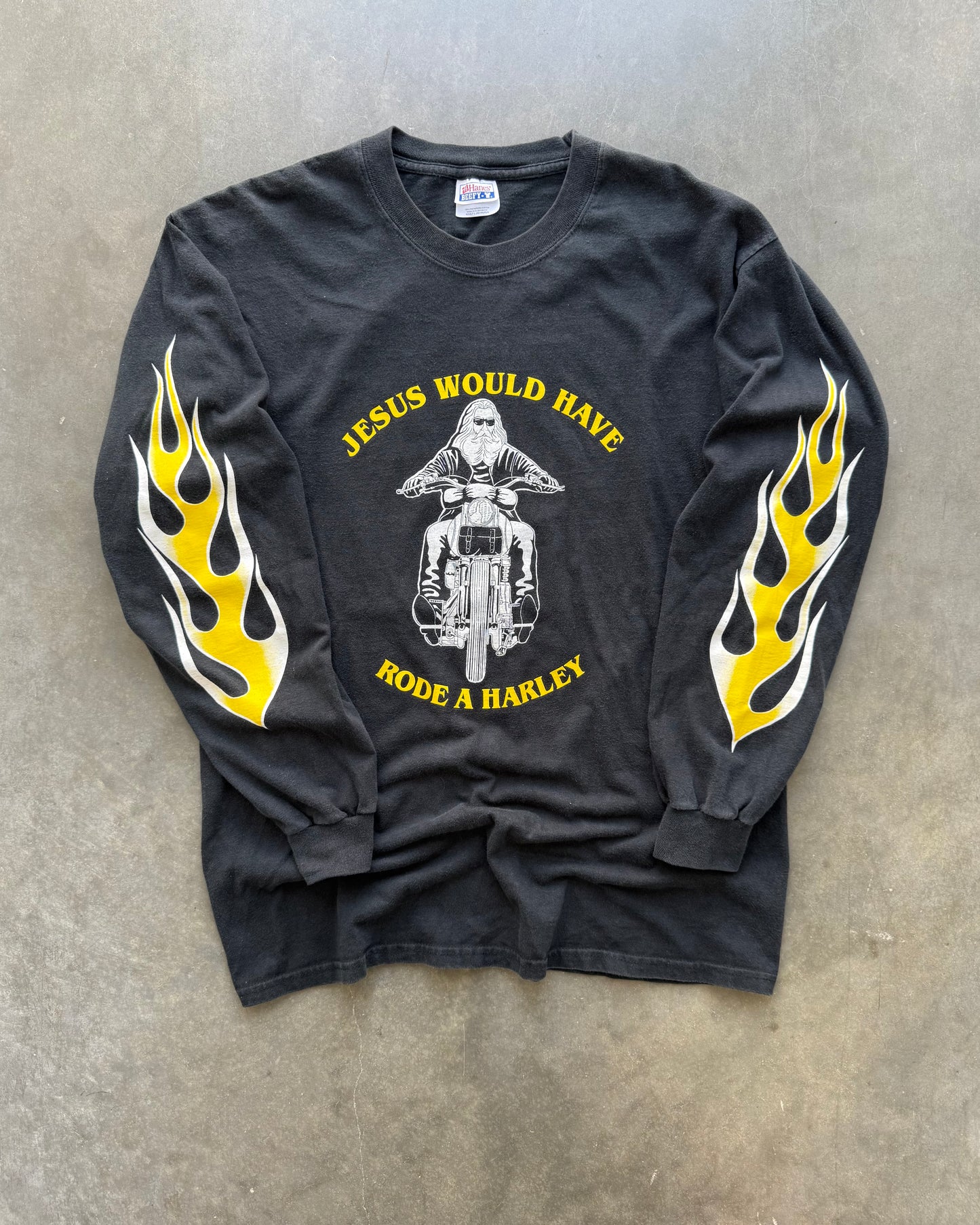 Vintage Jesus Harley Longsleeve - L