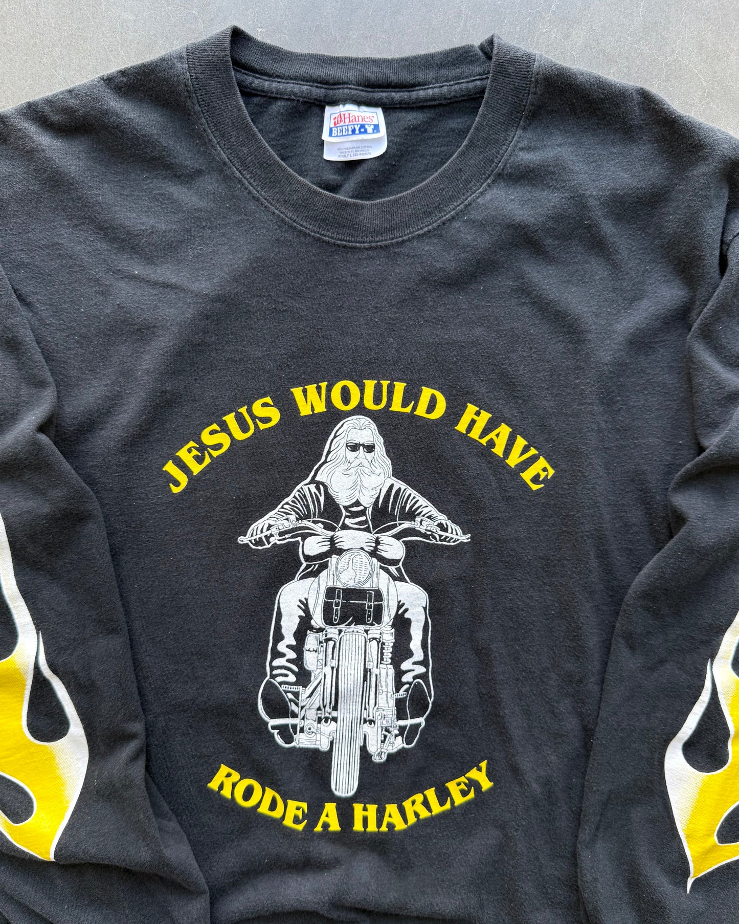 Vintage Jesus Harley Longsleeve - L