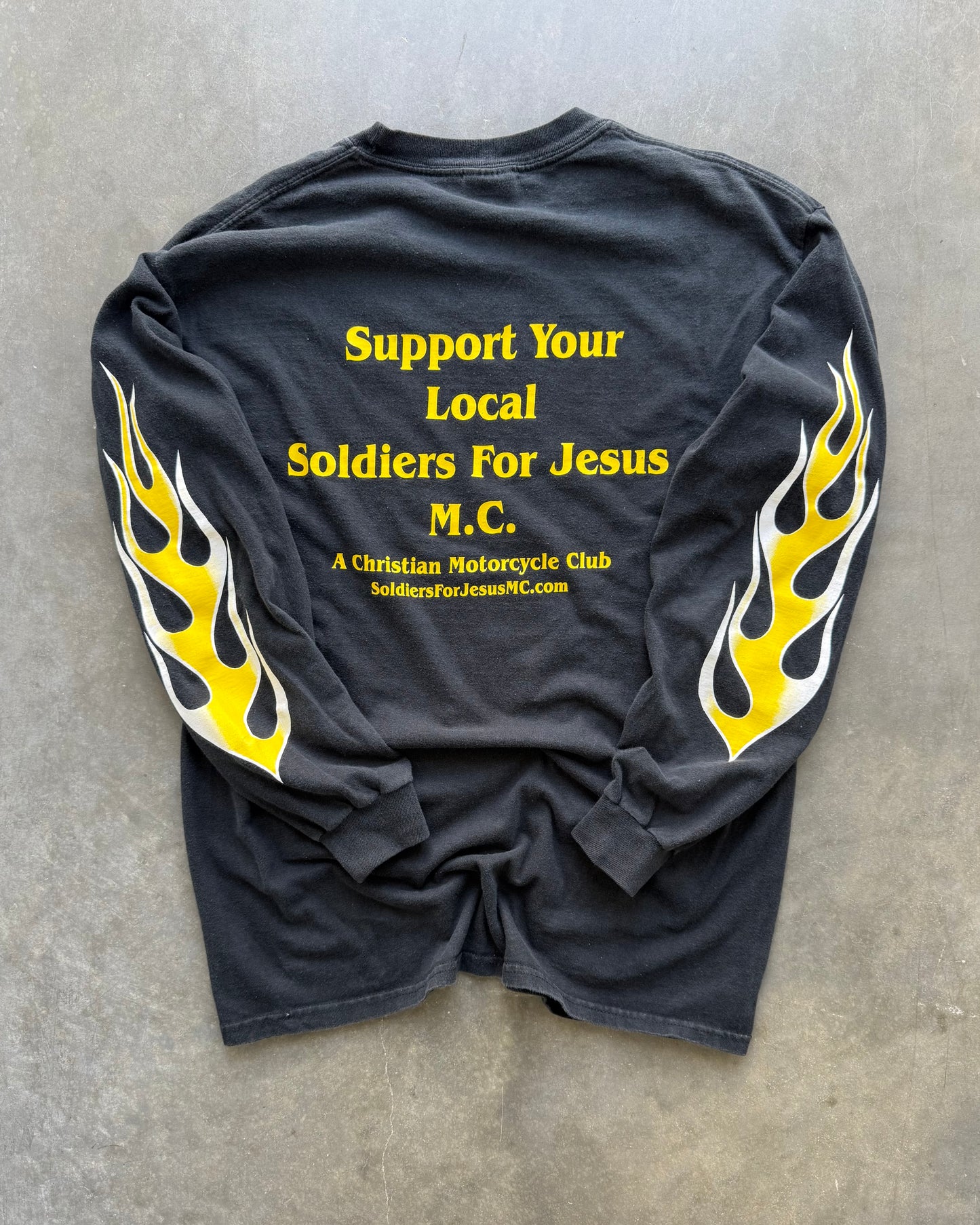 Vintage Jesus Harley Longsleeve - L